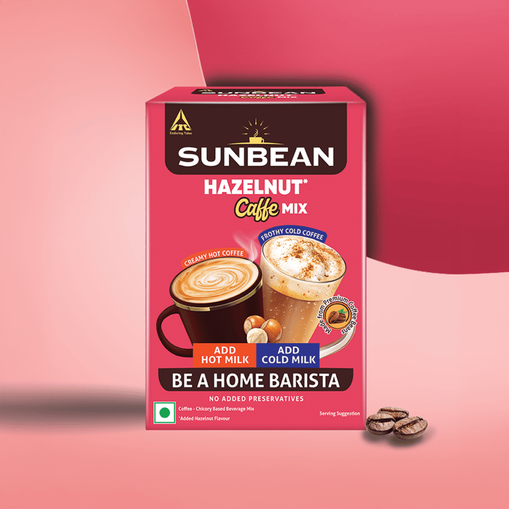 Sunbean Hazelnut Caf? Style Instant Coffee Mix – 72 g (6 x 12 g)