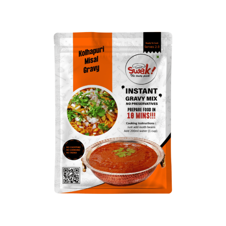 Swak Foods Kolhapuri Misal Masala Gravy – 150 g