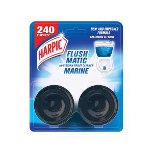 Harpic Flushmatic In-Cister Toilet Cleaner Block (Marine) - 100 g