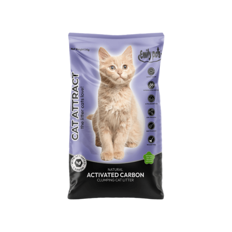 Emily pets Activated Carbon Cat Litter – 5 kg