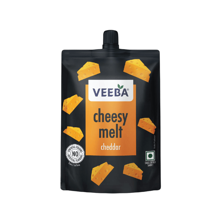 Veeba Cheesy Melt Cheddar Dip and Spread – 200 g