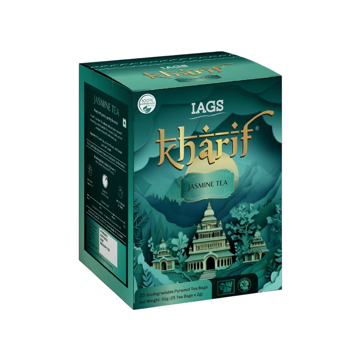 Kharif Jasmine Flavoured Green Tea Bags – 25 x 2 g