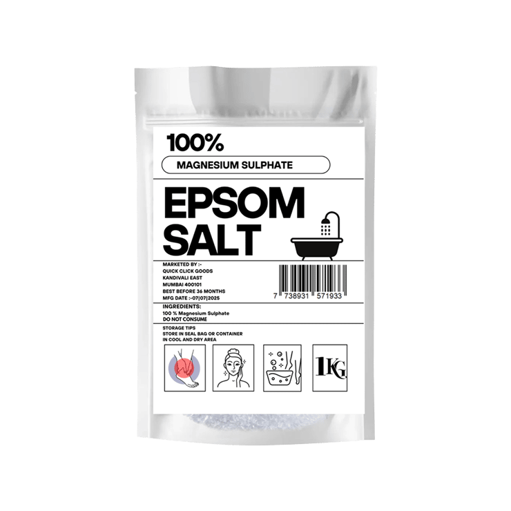 QUICK CLICK GOODS Bath Spa Epsom Salt – 1 kg
