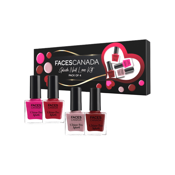 Faces Canada Splash Nail Paint Love Kit – 1 pack (4 pieces)