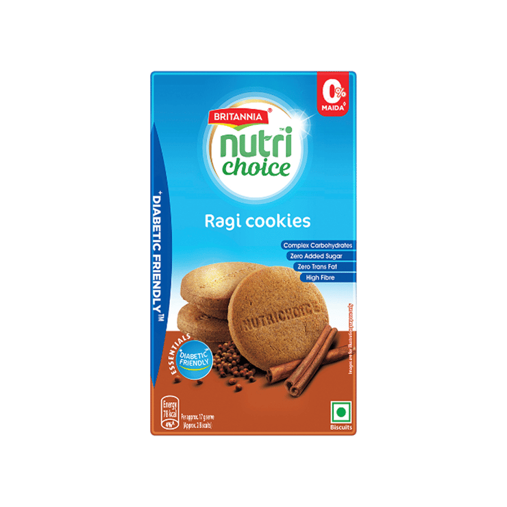 Britannia NutriChoice Ragi Cookies (Diabetic Friendly)
