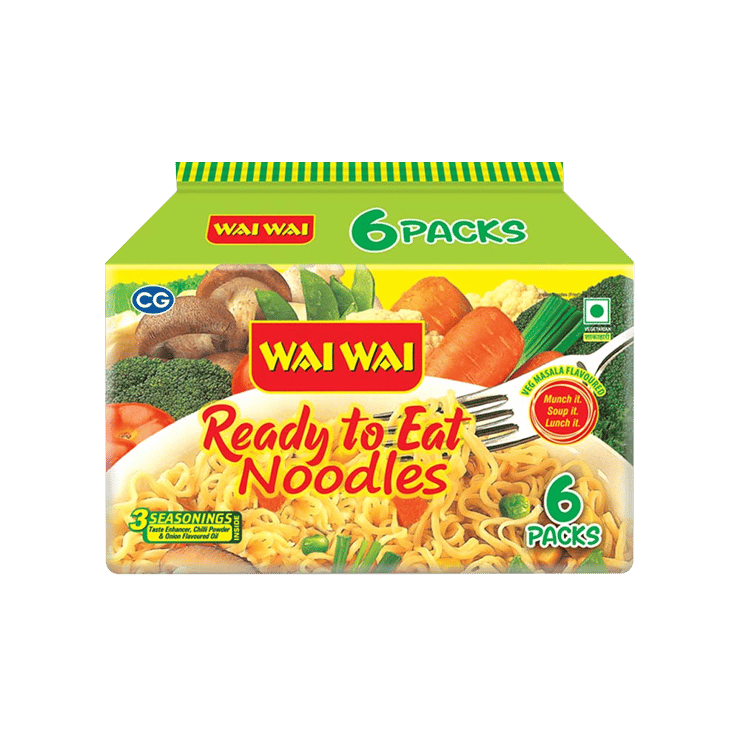 Wai Wai Ready To Eat Veg Masala Flavoured Noodles – 390 g