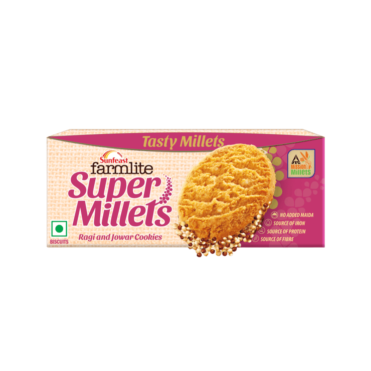 Sunfeast Farmlite Super Millets Ragi and Jowar Cookies