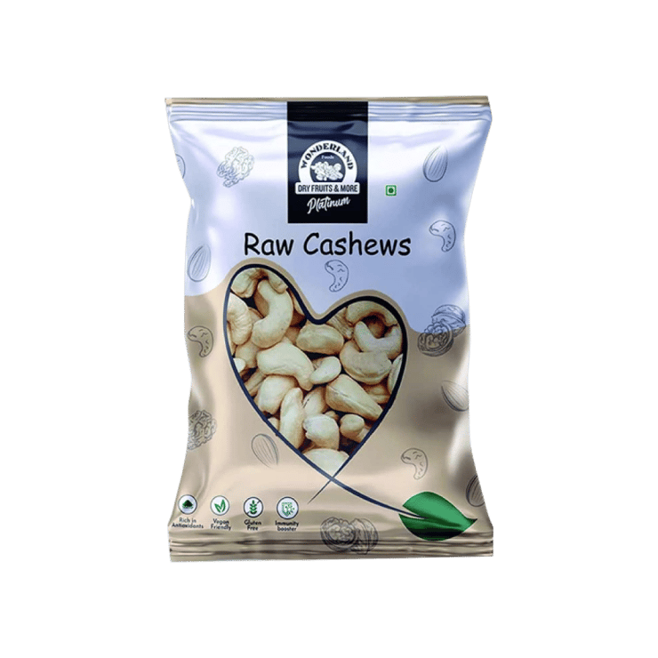 Wonderland Foods Whole Raw Cashew – 500 g
