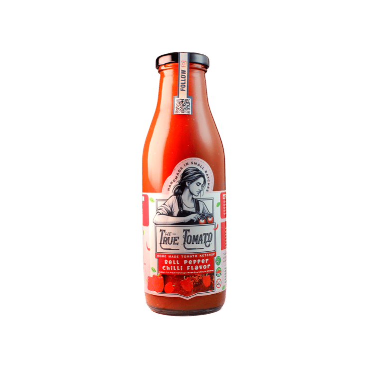 The True Tomato Ketchup (Bell Pepper Chilli Flavor) – 550 g