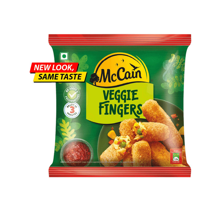 McCain Veggie Fingers (Frozen) – 400 g