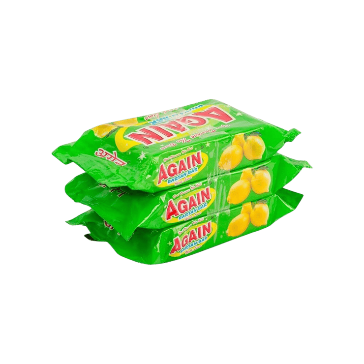 Again Lime Dishwash Bar – 3 x 200 g