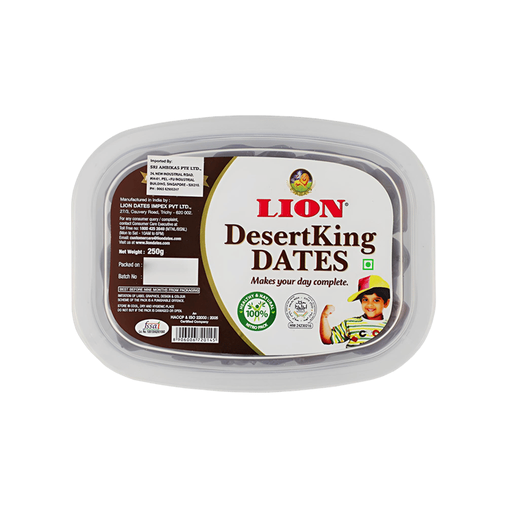 Lion Desert King Dates (Laal Khajur) – 250 g