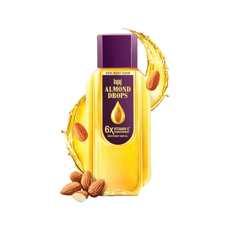 Bajaj Almond Drops Non-Sticky Hair Oil – 340 ml