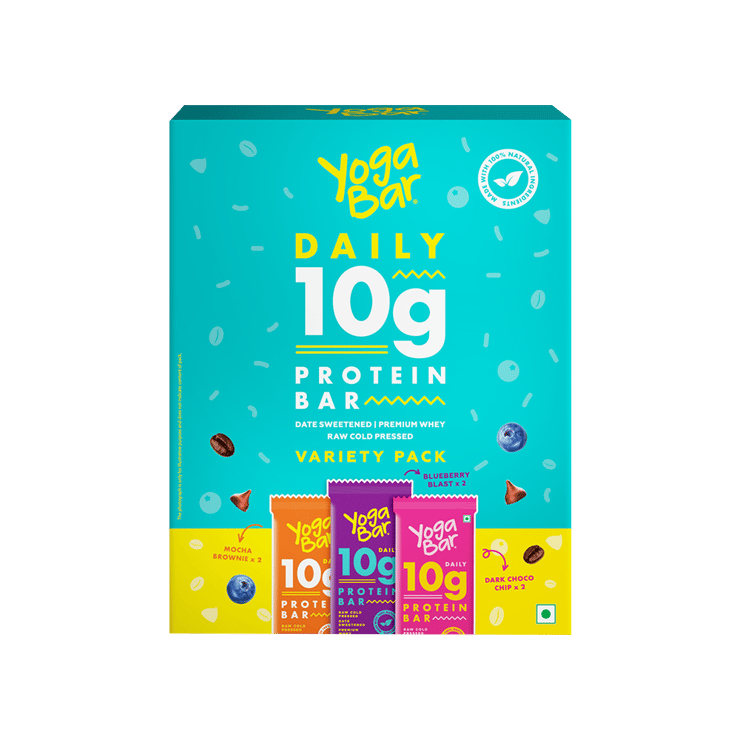 Yoga Bar Daily 10g Protein Bar (Assorted) – 6 x 50 g