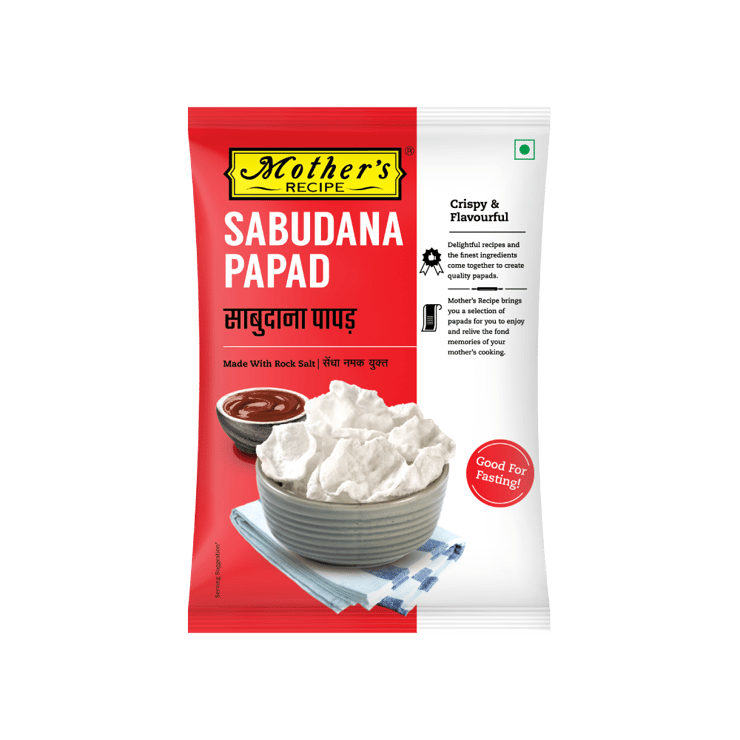Mother’s Recipe Sabudana Papad – 70 g