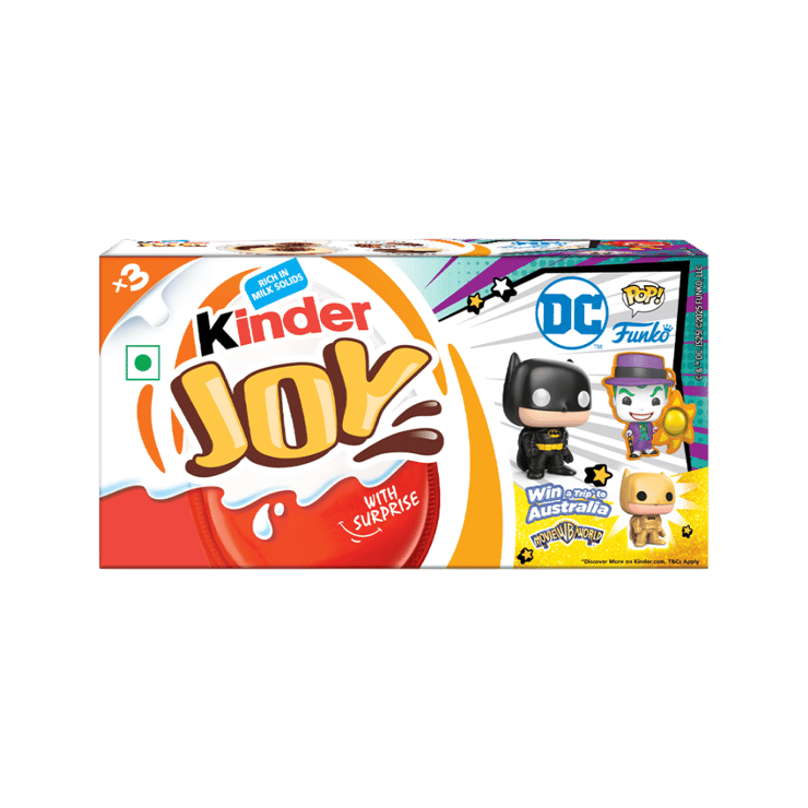 Kinder Joy DC Shaped Chocolates – 3 x 20 g