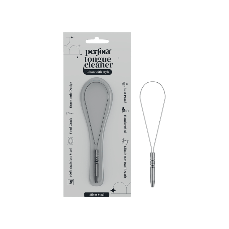 Perfora Rust Free Stainless Steel Tongue Cleaner – 1 piece