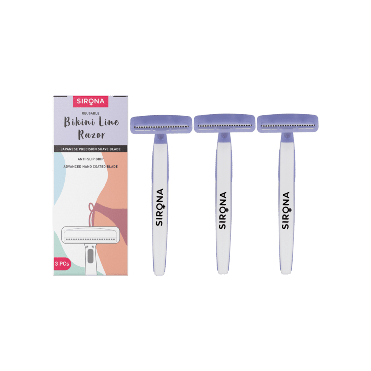 Sirona Line Trimming Bikini Razor – 3 pieces