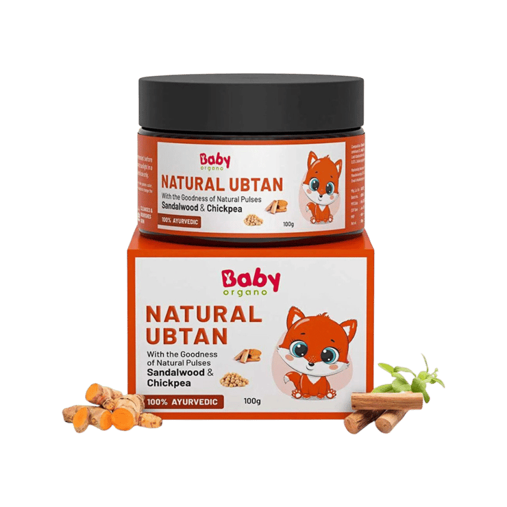 BabyOrgano Sandalwood & Chickpea Natural Facial Ubtan – 100 g
