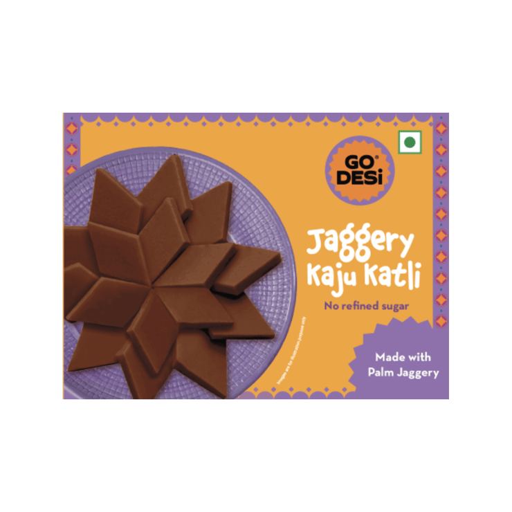 Jaggery Kaju Katli by GO DESi – 200 g