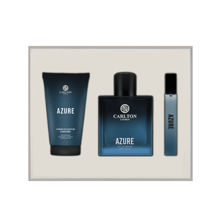 Carlton London Azure Men’s Perfume Perfume Gift Set (Azure) – 1 pack (3 pieces)