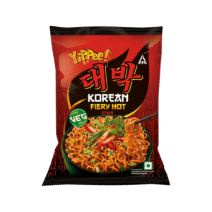 Yippee Korean Fiery Hot Style Veg Noodles - 75 g