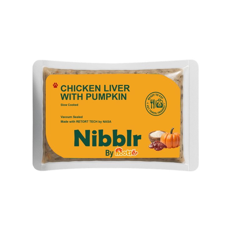 Nibblr Chicken Liver with Pumpkin Dog Food – 300 g