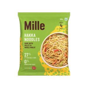 Mille Hakka Noodles Made With Millet & Whole Wheat - 180 g