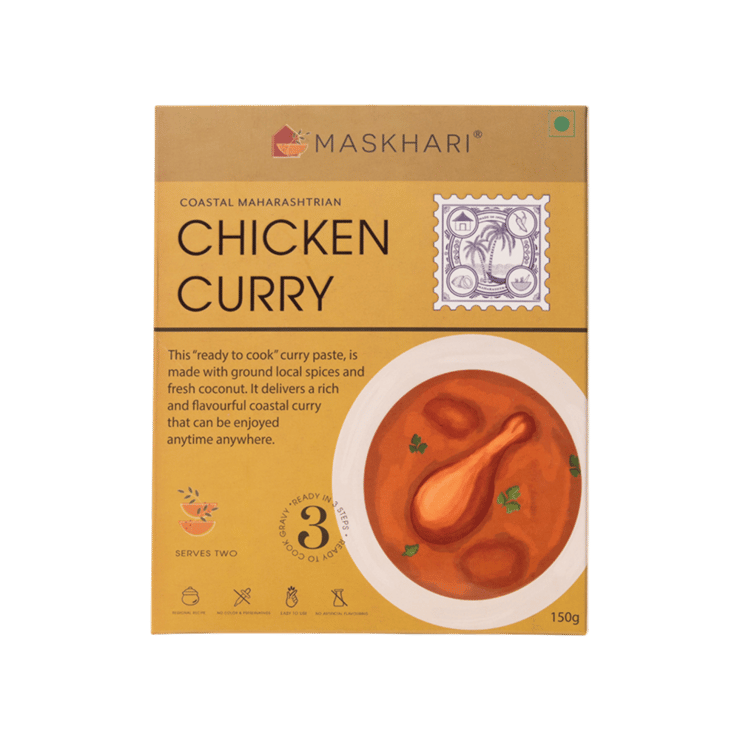 Maskhari Ready to Cook Chicken Curry Paste – 150 g