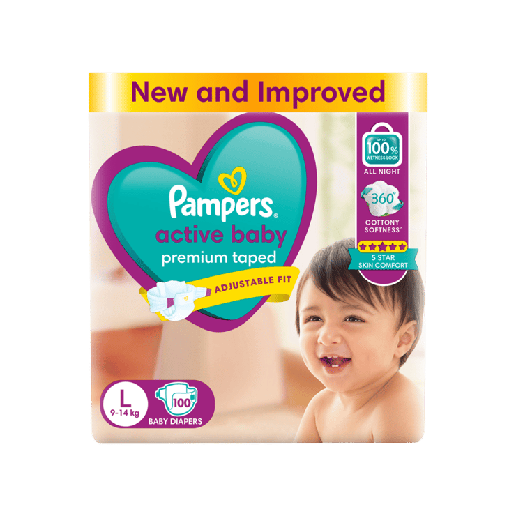 Pampers Tape Style Baby Diaper