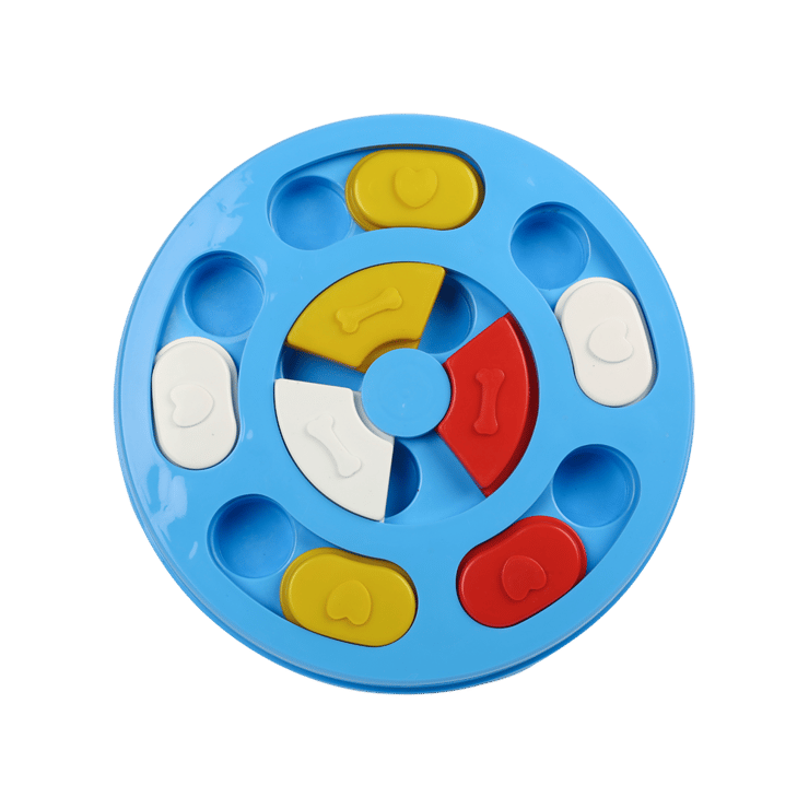 Super Pet Puzzle Feeder Dog Toy (Sky Blue) – 1 unit