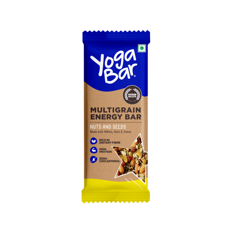 Yoga Bar Nuts & Seeds Multigrain Energy Protein Bar – 35 g