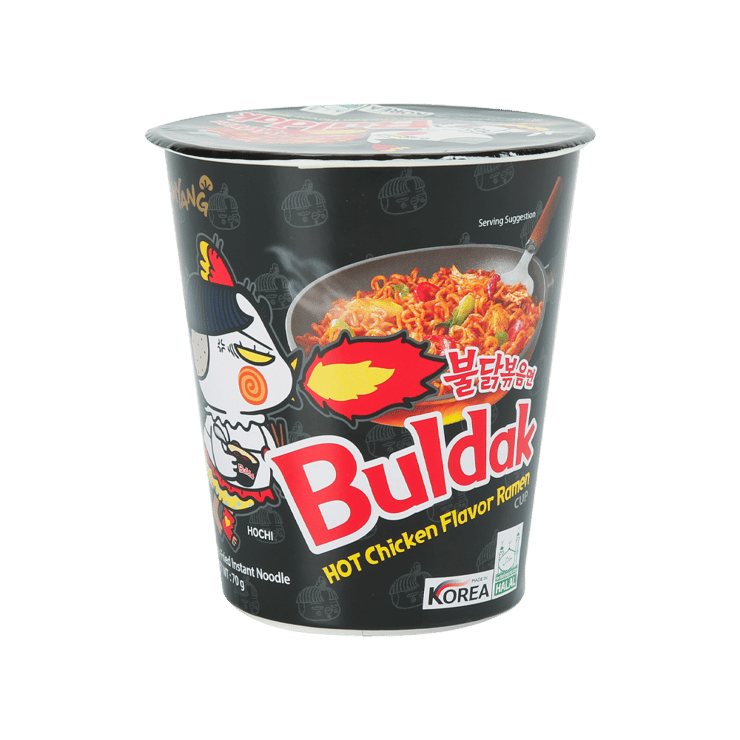 Samyang Buldak Hot Chicken Ramen Cup Noodles (Halal) – 70 g