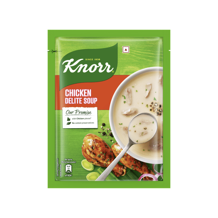 Knorr Classic Chicken Delite Soup with No Added Preservatives – 42 g