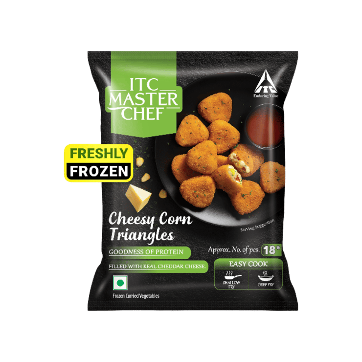 ITC Master Chef Triangle Corn & Cheese Nuggets with Cheddar Cheese – 320 g
