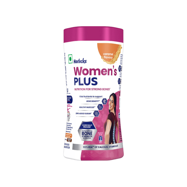 Horlicks Women’s Plus Caramel Drink Mix (Jar) – 400 g