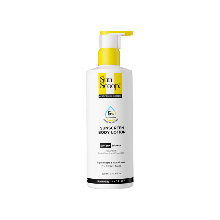 SunScoop 5% Niacinamide Daily Moisture Sunscreen Lotion (SPF 50+ PA++++) – 200 ml