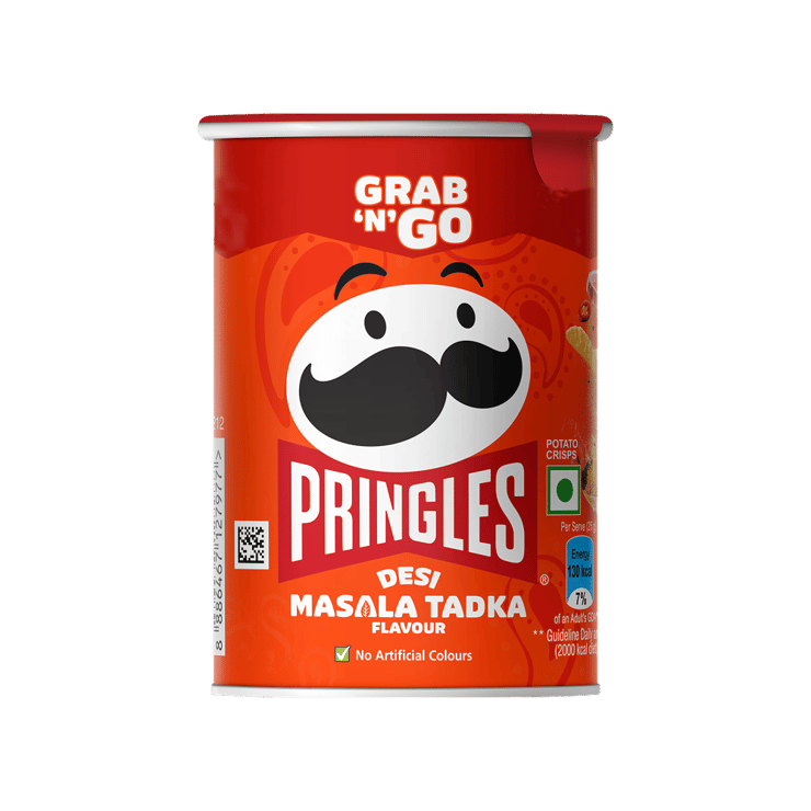 Pringles Grab ‘N’ Go Desi Masala Tadka Potato Chips – 40 g