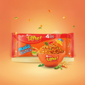 Yippee Magic Masala Instant Noodles with Added Veggies - 280 g