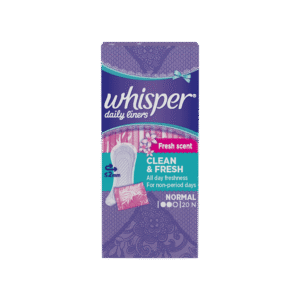 Whisper Daily Liners Clean & Fresh Panty Liners - 20 pieces