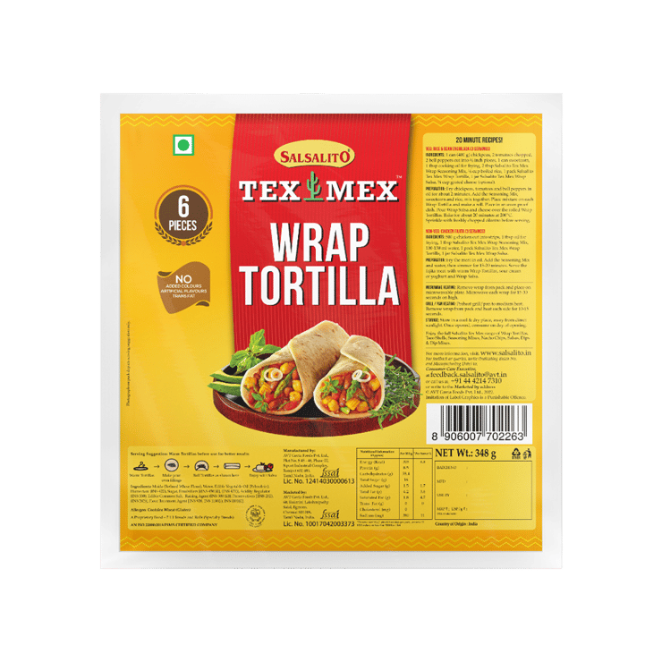 Salsalito Original Tortilla Wrap – 348 g