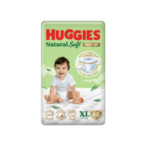 Huggies Natural Soft Premium Baby Diaper (Pants, XL, 12-17 kg)