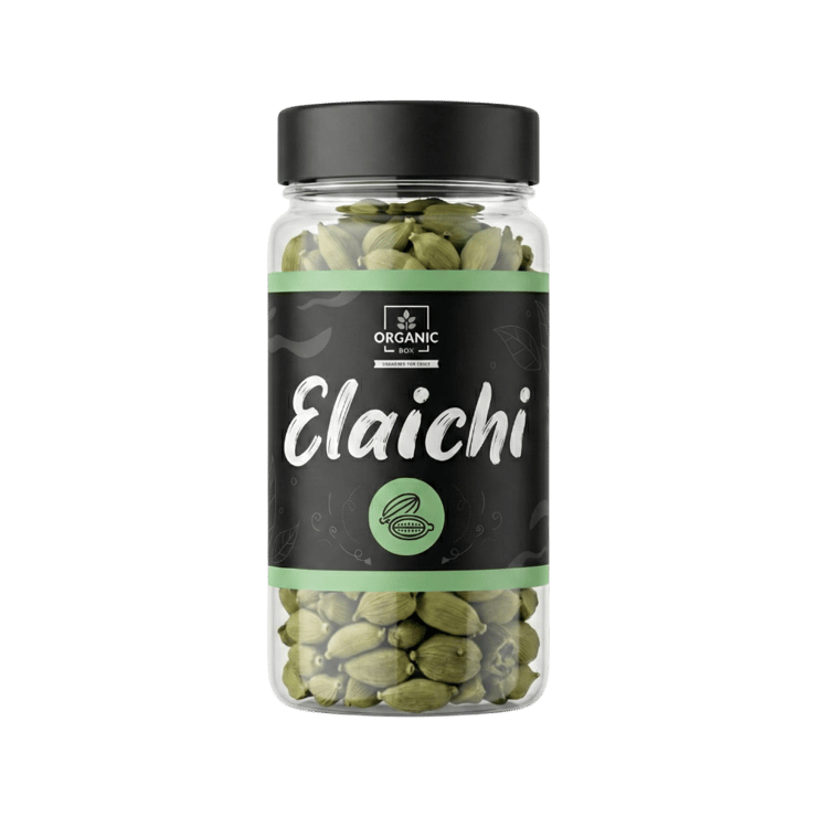 Organic Box – Organic Green Cardamom Whole – 100 g