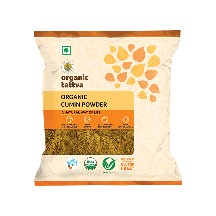 Organic Tattva Organic Cumin Powder / Jeera Powder – 100 g