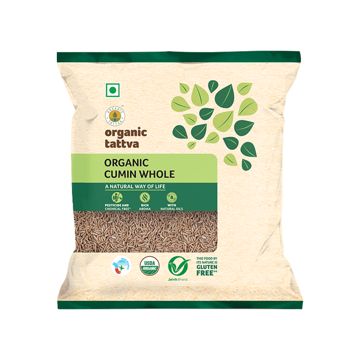 Organic Tattva Organic Cumin Seeds / Jeera Seeds – 100 g