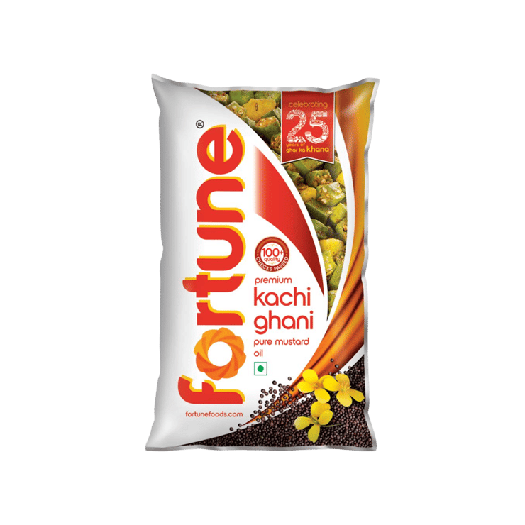 Fortune Premium Kachi Ghani Pure Mustard Oil – 910 g