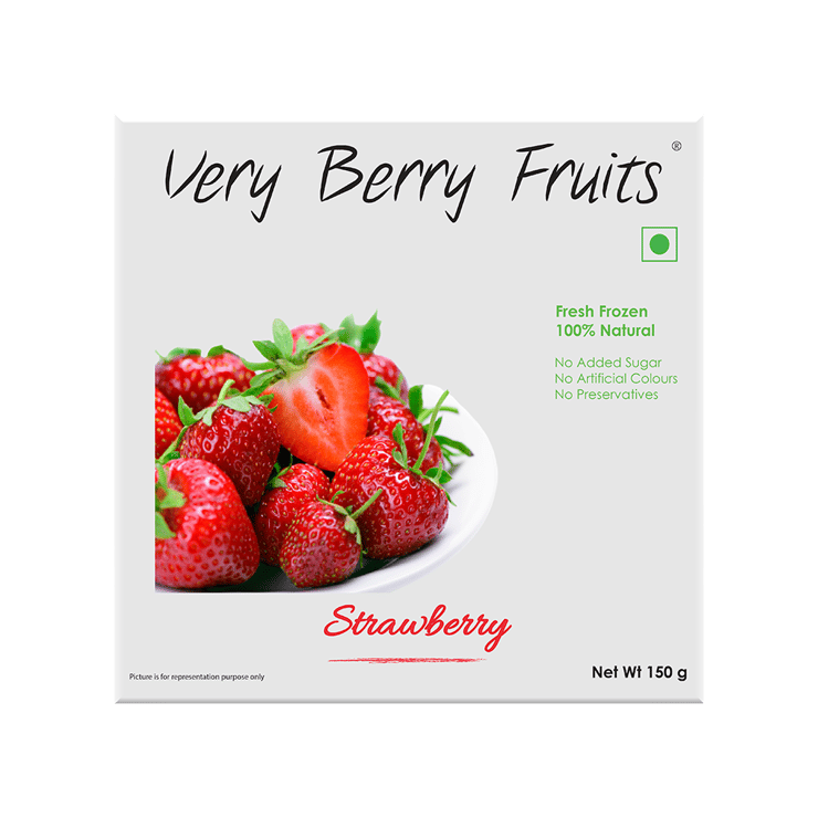 Very Berry Fruits Fresh Frozen Strawberry – 150 g