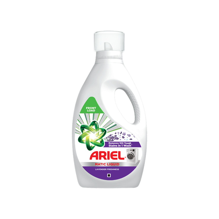 Ariel Lavender Front Load Liquid Detergent – 900 ml