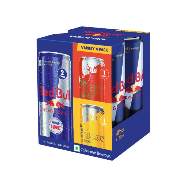 Red Bull Energy Drink Variety Pack (4 x 250 ml)