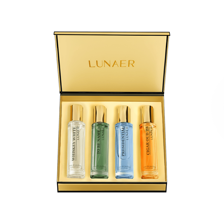 Lunaer Men’s Luxury Perfume Gift Set – 4 x 15 ml